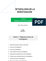 1. Sesión Idea de Investigación