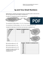 Big Numbers and Small Numbers V 2