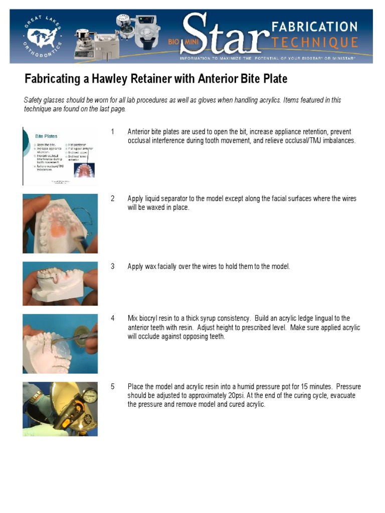 Hawley With Anterior Bite Plate | PDF | Dentistry Branches | Mouth
