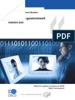 Future of E-Government Future of E-Government: AGENDA 2020