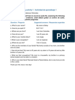 Learning Activity 1 / Actividad de Aprendizaje 1: Question / Pregunta Suggested Answers / Respuestas Sugeridas