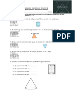 Evaluación de áreas y volúmenes de cilindros y conos