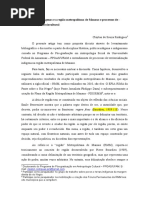 A Região Metropolitana de Manaus. Povos Indígenas e Seus Processos de Territorialização Sociocultural 20.09.17