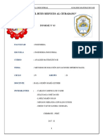 Informe #03 - Metodos de Solución (Ecuaciones Diferenciales)