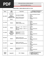 Plano de Estudos 2018