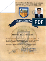 Certificado de Ofimatica