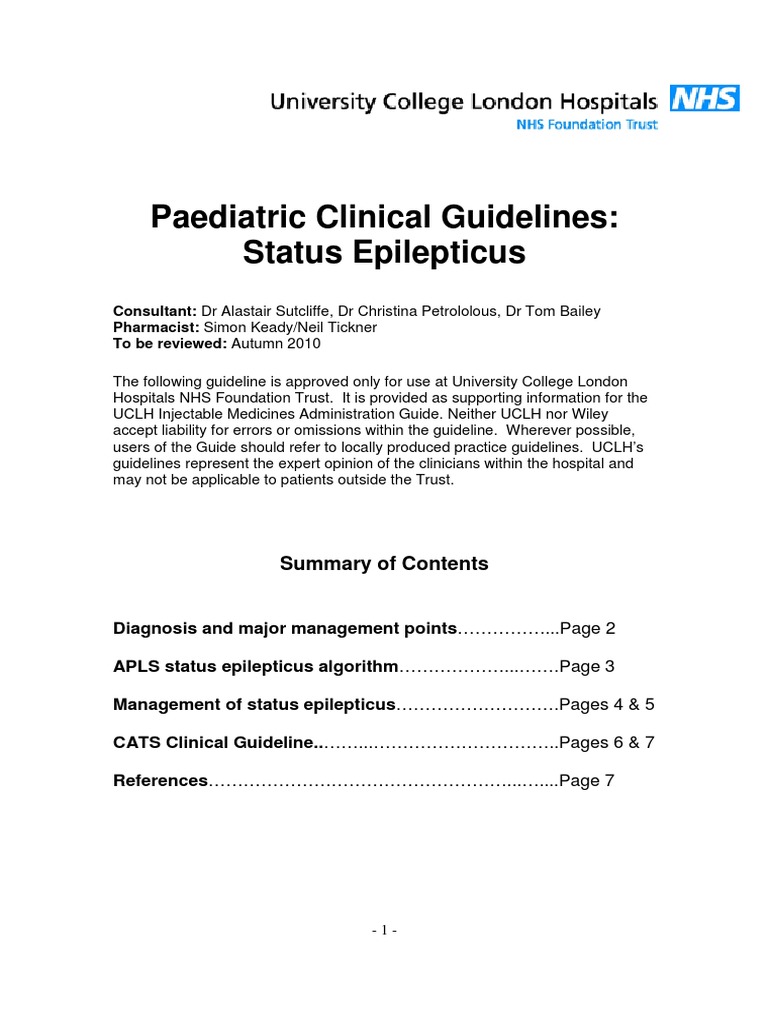 Pediatric Clinical Guidelines Pdf – EBJS