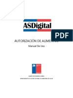 Manual Autorizacion de Alimentos Usuario Externo