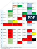 July-September 2018 IU Masterplan Calendar