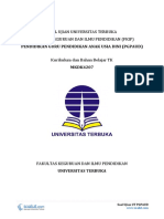 Download Soal Ujian UT PGPAUD PAUD4207 Kurikulum Dan Bahan Belajar TK