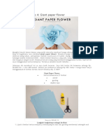 DIY Giant Paper Flower Volume 4