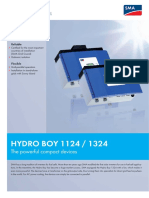 Hydro Boy 1124 / 1324: HB 1124 / HB 1324
