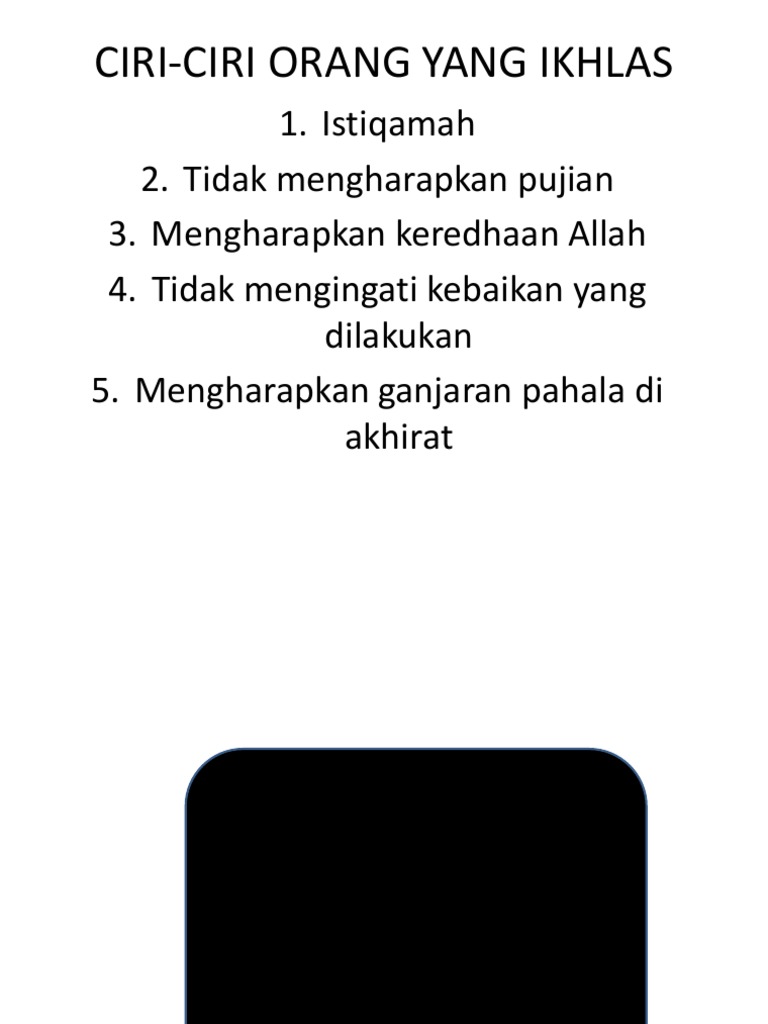 Ilmu Al Quran Ciri Ciri Orang Yang Memiliki Penyakit Riya Dan Tidak Ikhlas