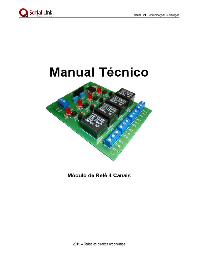 Datasheet | PDF | Arduino | Relé