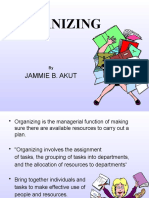 Organizing: Jammie B. Akut