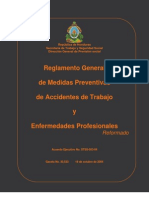 Reglamento General de Medidas Preventivas de Accidentes de Trabajo y Enfermedades Profesionales