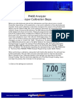 PH450 Analyzer Proper Calibration Steps