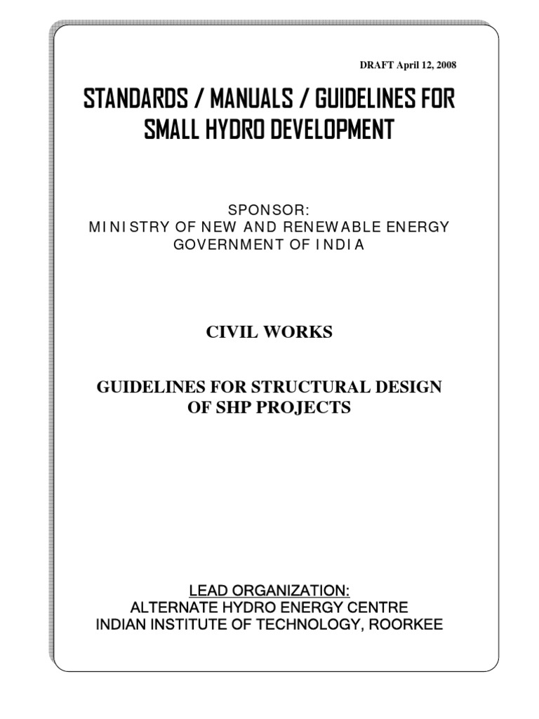 Structural Design Guidelines for SHP | PDF
