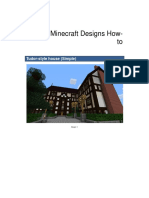 Instant Minecraft Designs How-To: Tudor-Style House (Simple)