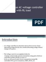 Single Phase AC Voltage Controller With RL Load