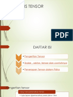 ANALISIS TENSOR