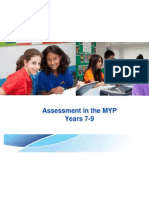 Assessment MYP 7-9 2010