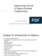 C++ Programming Tutorial Part II: Object-Oriented Programming