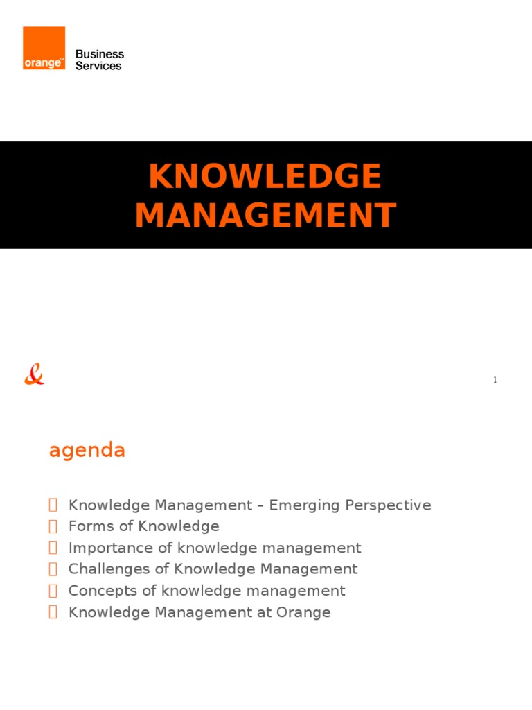Knowledge Management | PDF