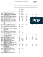 Saldos de equipos de seguridad