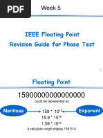 Week 5: IEEE Floating Point Revision Guide For Phase Test