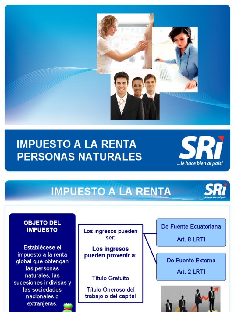 Impuesto a la Renta para Personas Naturales | PDF | Impuesto sobre la ...