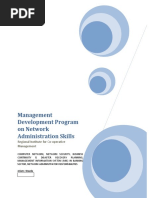 Management Development Program On Network Administration Skills