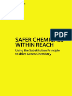 Safer Chemicals Within Reach: Using The Substitution Principle To Drive Green Chemistry