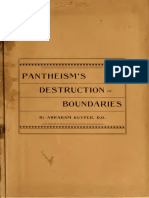 Pantheism'S: Destruction Boundaries
