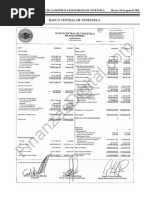 Gaceta Oficial 41469 Estados Financieros del Banco Central de Venezuela