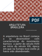 Arquitetura Brasileira: Professor Willians Martins de Amorim