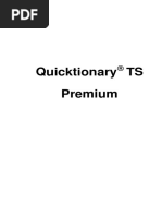 Quicktionarytspremium