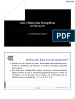 Citas y Referencias Bibliográficas en Vancouver: ¿Cómo Citar Bajo El Estilo Vancouver?