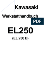 Werkstatthandbuch Kawasaki EL 250 (B) Eliminator (German)