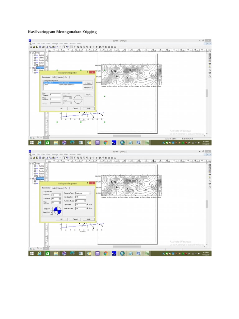 Variogram Kriging Analysis Results | PDF