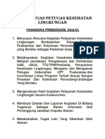 Uraian Tugas Petugas Kesehatan Lingkungan: Fransiska Primadiasni, Amd - KL