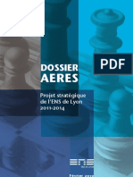 Projet Stratégique 2011-2014 AERES