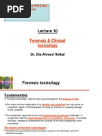 10 - Forensic & Clinical Toxicology