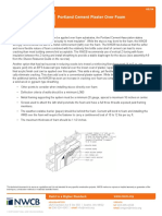 Portland Cement Plaster Over Foam: NWCB Technical Document