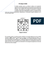 El Ataque Doble: 1, g6 o 1, f6, Sigue 2.Ch6+, Con Un Ataque Descubierto A La Dama