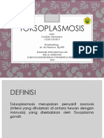 Toksoplasmosis: Oleh: Latifatu Choirunisa 132011101013 Pembimbing: Dr. Ali Santoso, SP - PD