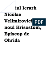 Sfântul Ierarh Nicolae Velimirovici, Noul Hrisostom, Episcop de Ohrida