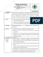 Tertib Administrasi: No - Dokumen: No. Revisi: TGL Terbit: 5 Januari 2017 Halaman: 1/3