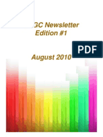 SAGC Newsletter Edition #1