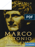 La historia de Marco Antonio, el triunviro romano